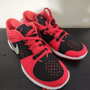 Nike FS Lite Trainer Sneakers (Red & Black)